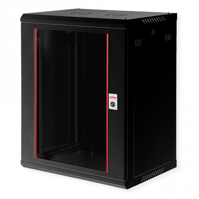 19-pouces Boîtier mural Basic Plus 15U, 600x450 LxP noir 