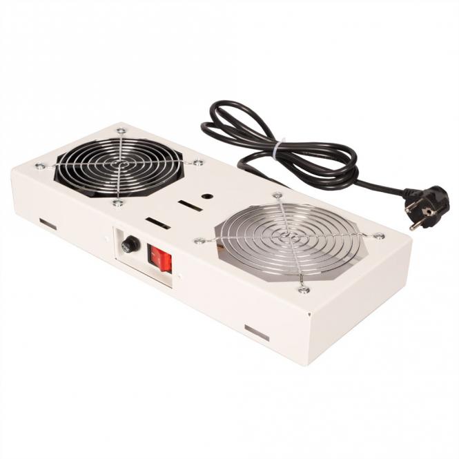 Lüftereinheit 1 Lüfter, für 19-Zoll Wandgehäuse grau 