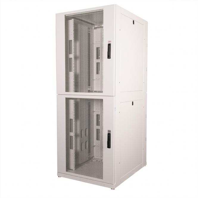 Colocation-Schrank 42HE 800x1000mm, 2-Fächer, grau 