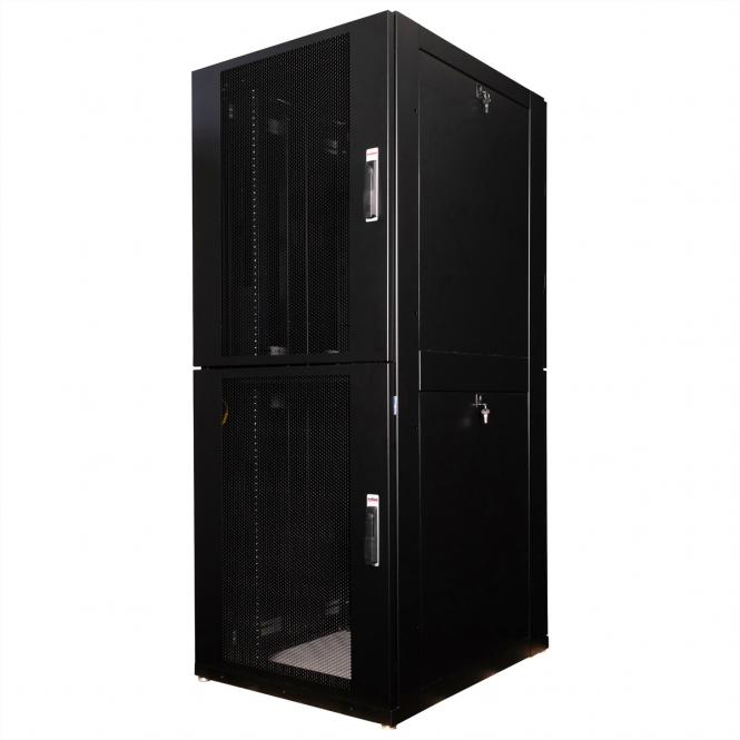 Colocation-Schrank 45HE 800x1000mm, 2-Fächer, schwarz 