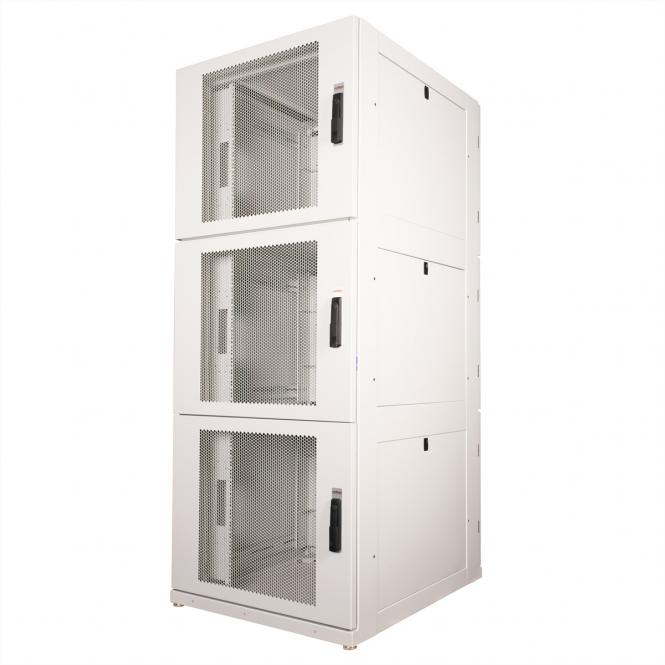 Colocation-Schrank 42HE 800x1000mm, 3-Fächer, grau 