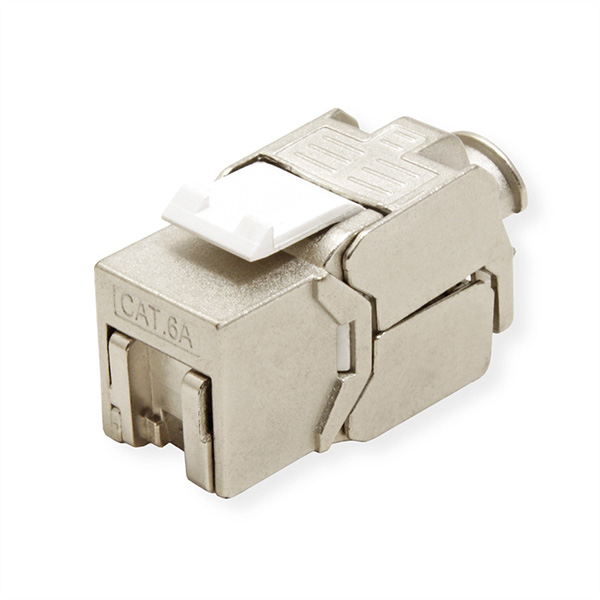 Keystone Cat.6A (Classe EA), RJ-45, blindé, sans outil 