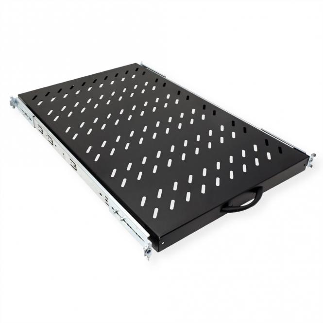 19-Zoll-Fachboden ausziehbar, 420 x 700mm, 25kg Traglast 