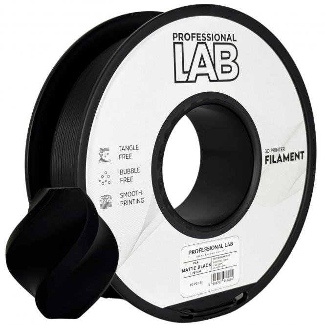 PLA mattschwarz, Prof. Lab, Schwarz C 