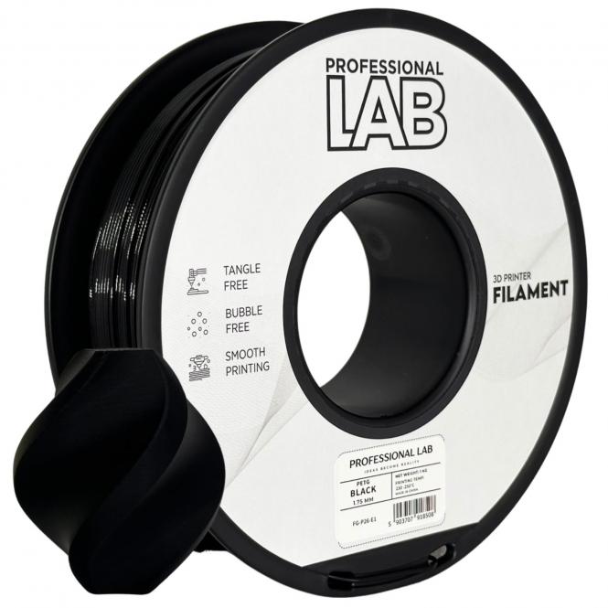 PETG schwarz, Prof. Lab, Schwarz C 