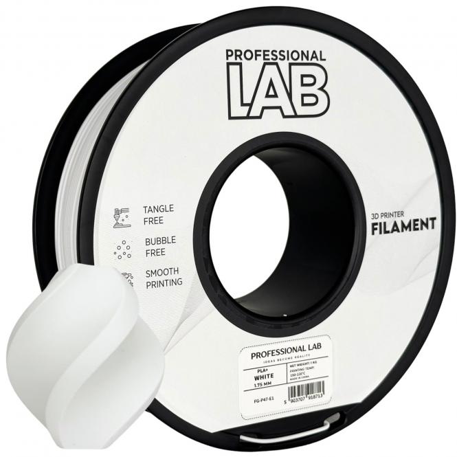 PLA+ weiß, Prof. Lab, Weiß 