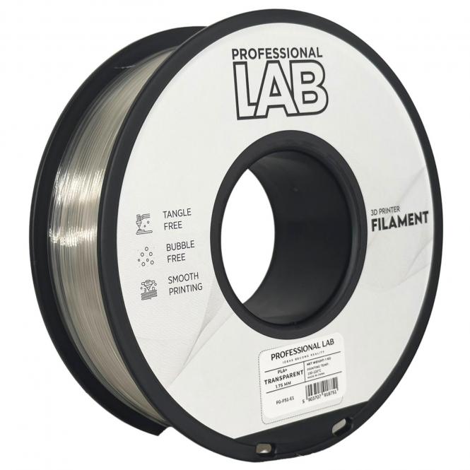 PLA+ transparent, Prof. Lab, 