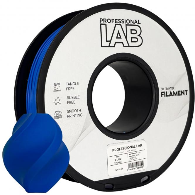 PLA blau, Prof. Lab, 300°C 