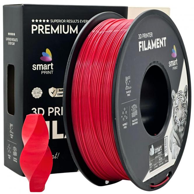 PETG rouge, Smart Print, 186°C 