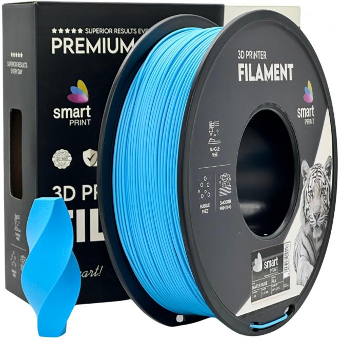 PLA, Wasserblau, Smart Print, 299°C 