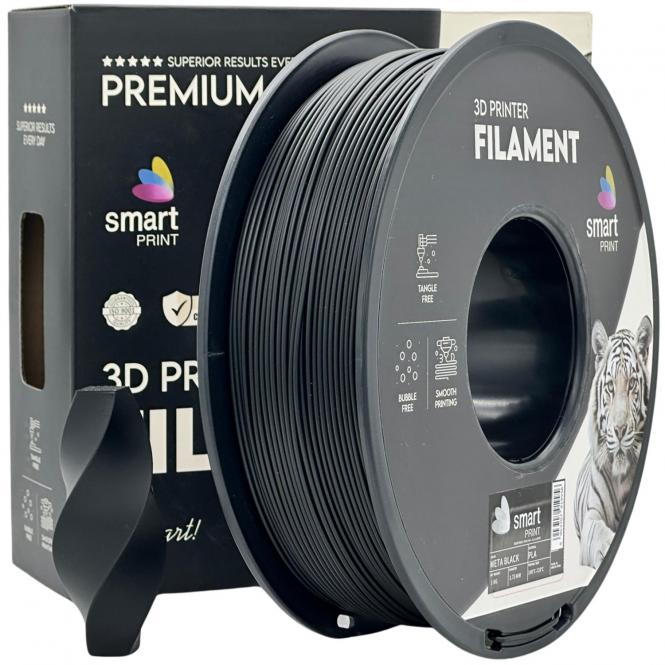 PLA Meta Black, Smart Print, Schwarz C 