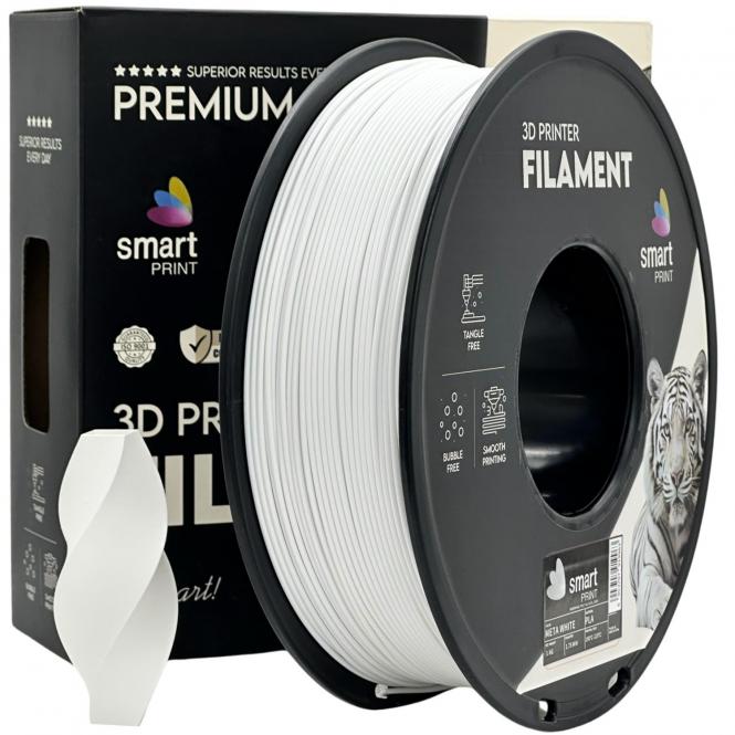 PLA Meta White, Smart Print, Weiß 