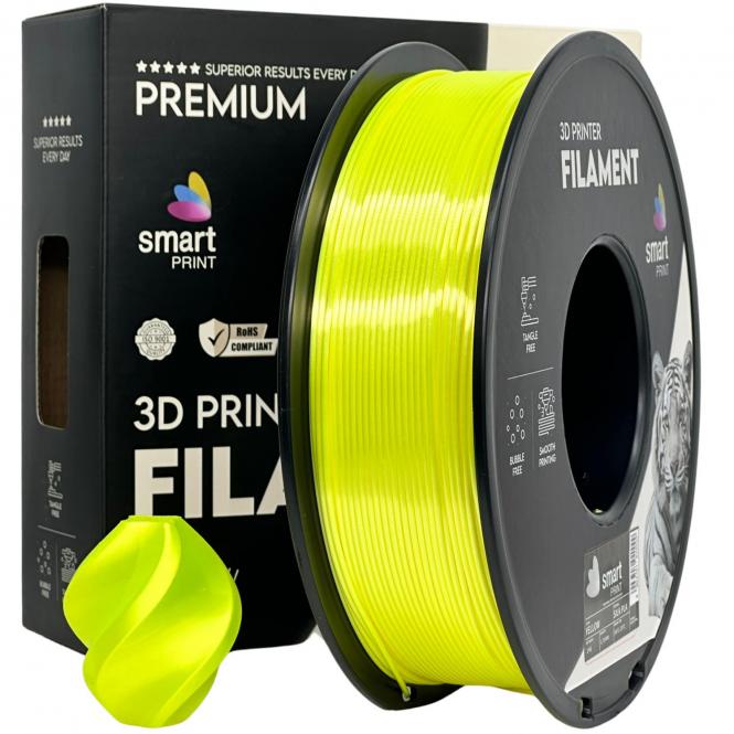 PLA Silk jaune, Smart Print, 102°C 