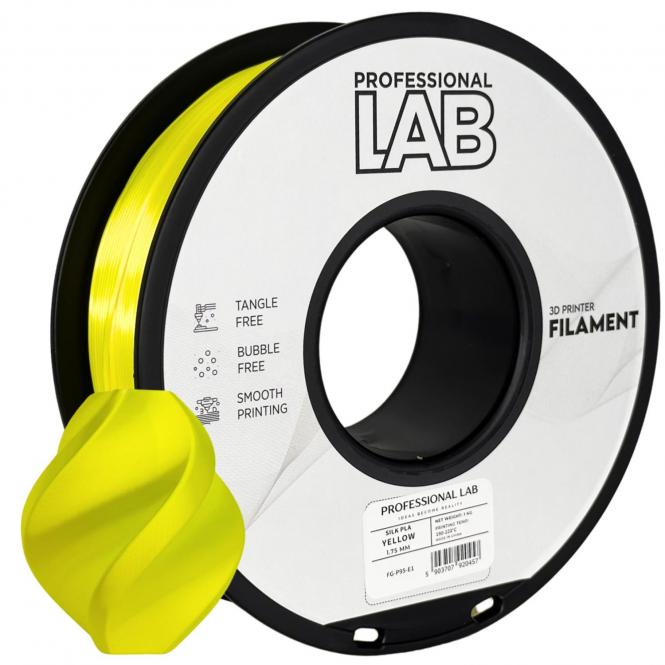 PLA Silk jaune, Prof. Lab, 102°C 
