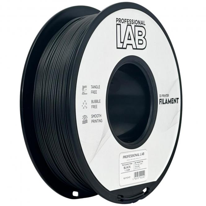 PLA fibre de carbone noir, Prof. Lab, Noir C 