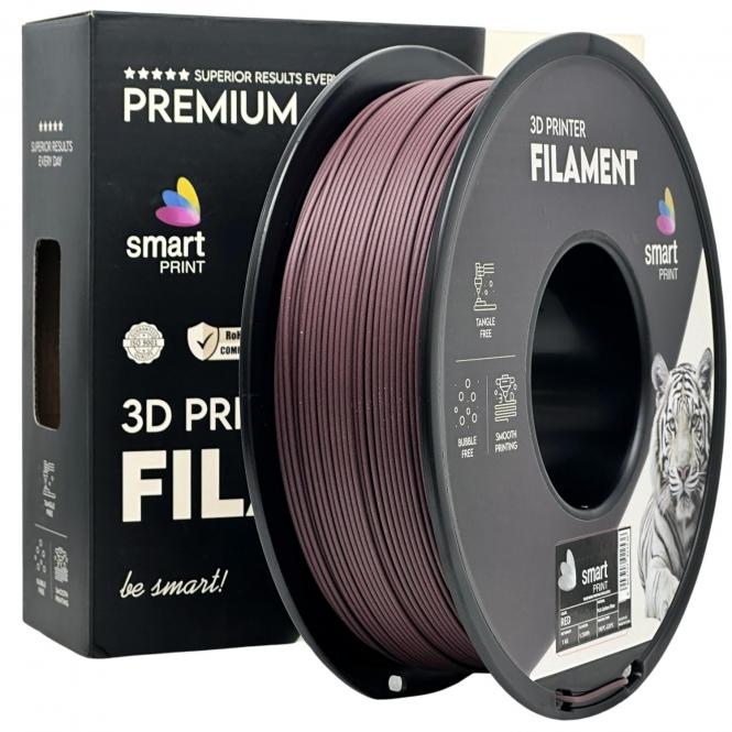 PLA fibre de carbone rouge, Smart Print, 186°C 