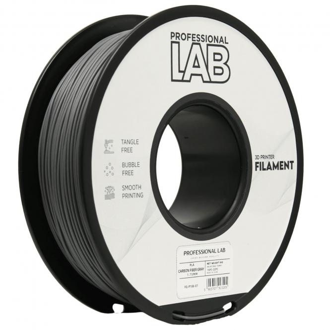 PLA fibre de carbone gris, Prof. Lab, Cool Gray 10 C 