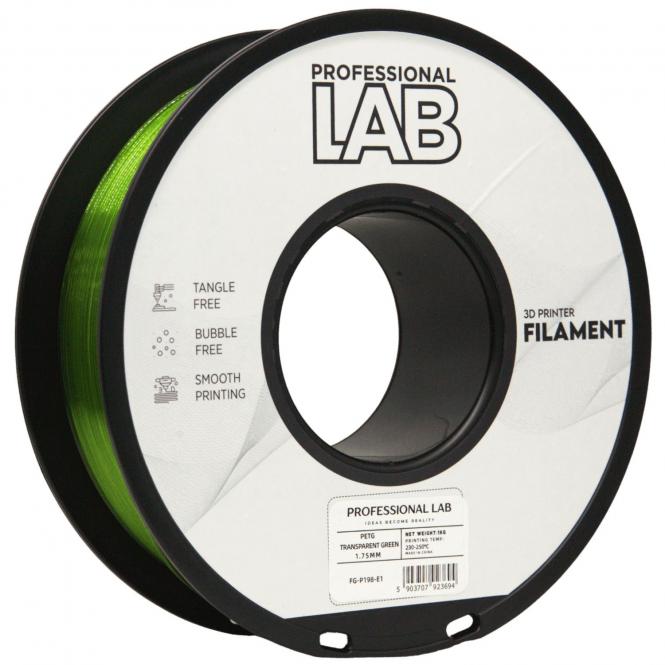PETG vert transparent, Prof. Lab, 354 C 