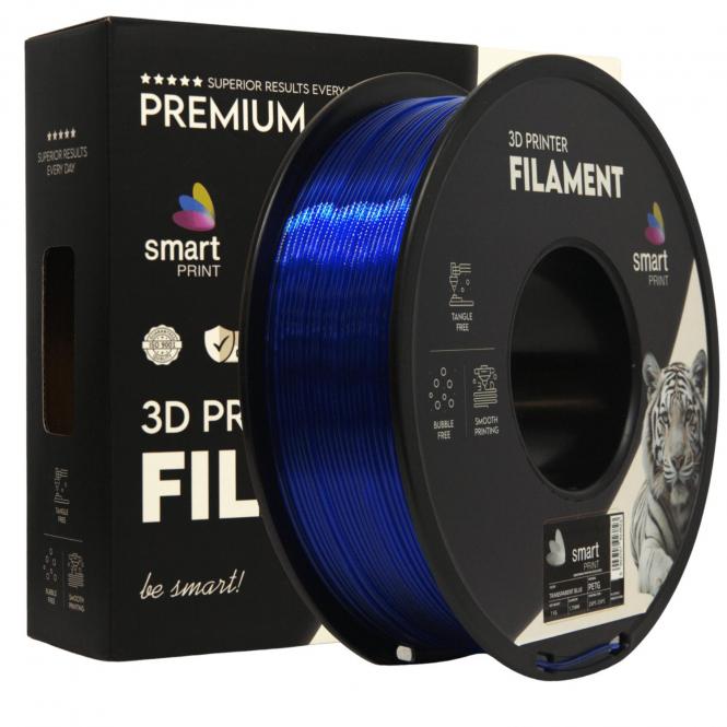 PETG bleu transparent, Smart Print, 300°C 