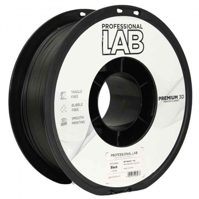 PETG noir mat, Prof. Lab, Black C 