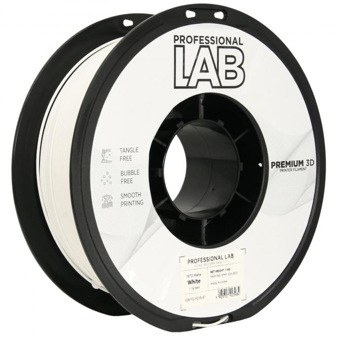 PETG blanc mat, Prof. Lab, Blanc 