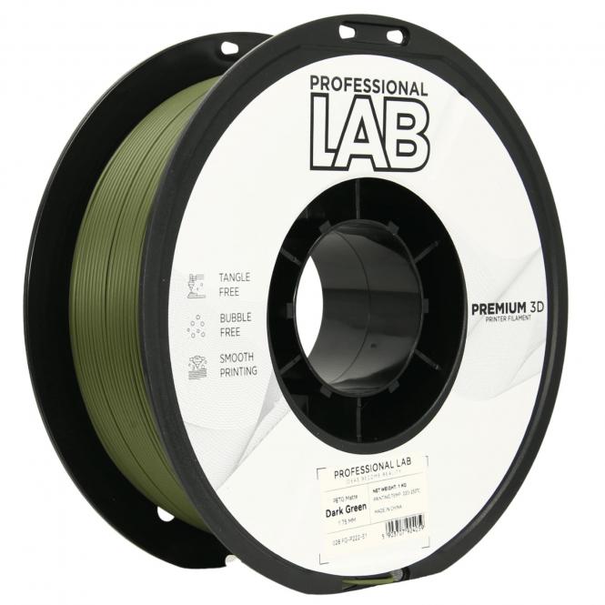 PETG vert foncé mat, Prof. Lab, 7498C 
