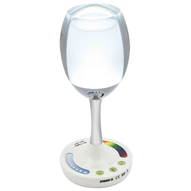 LED Weinglas, RGB-W, kaltweiß 