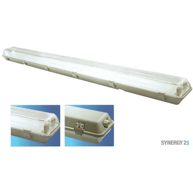 LED Röhre, T8, 120cm, IP55 Doppel-Sockel, Ersatzdeckel 