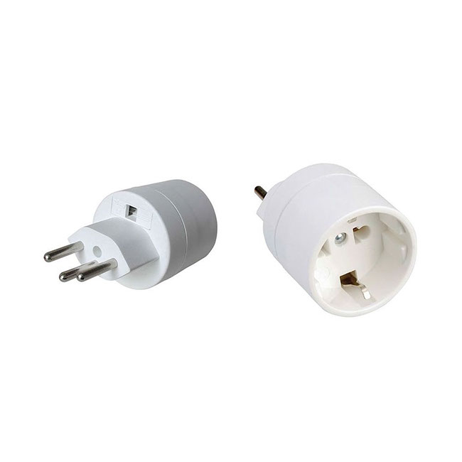 Reiseadapter, CH zu D 