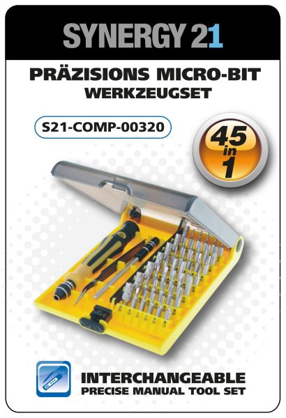 Synergy 21 Tools Schraubenzieher Set, Toolkit/Werkzeug 