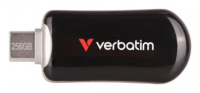 Plectra USB-C-Stick, schwarz, 256GB 