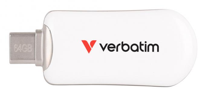 Plectra USB-C-Stick, weiß, 64GB 