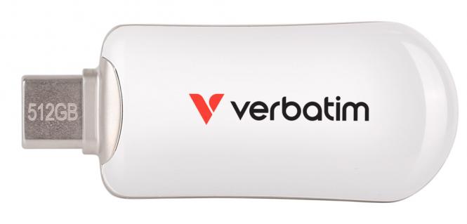 Plectra USB-C-Stick, weiß, 512GB 
