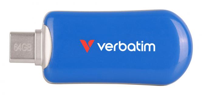 Plectra USB-C-Stick, blau, 64GB 