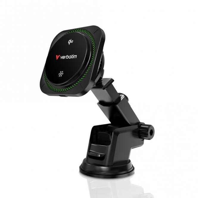Charge n Drive Qi2  magnetisches kabelloses Autoladegerät mit RGB-Beleuchtung 