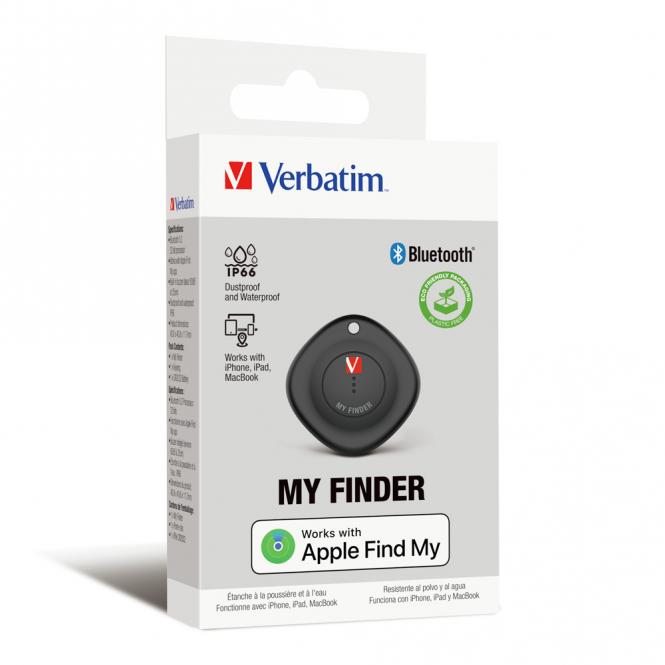MYF-01 Localisateur d'objets Bluetooth, lot de 1, noir 