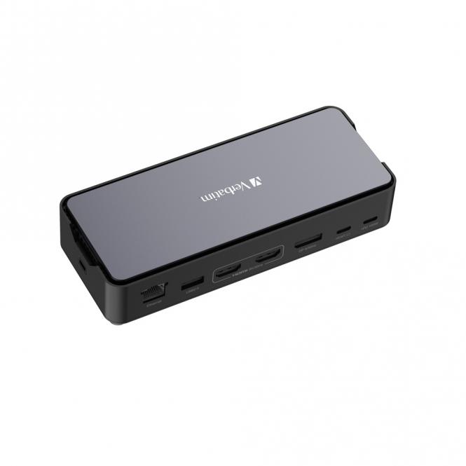 CDS-15S USB 3.2 Gen 1 (3.1 Gen 1) filaire, Type-C, noir, gris 