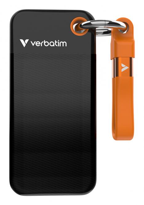 SSD de poche USB 3.2 Gen 2 1 To Noir/Orange 