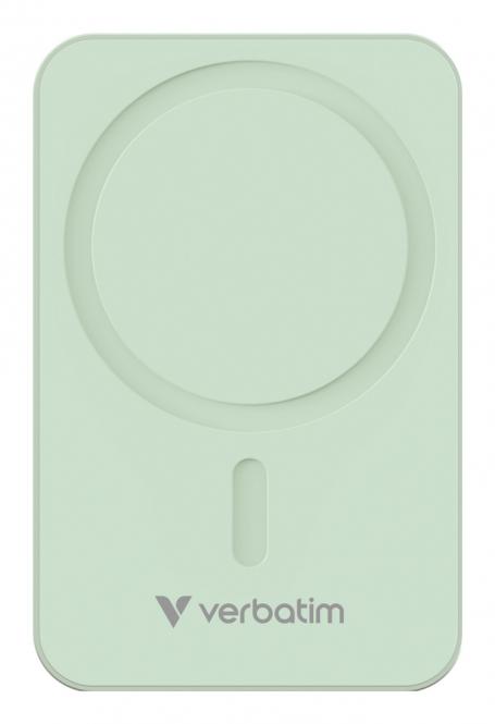 Charge n Go Essentials Magnetische kabellose Powerbank 20000 mAh, grün 