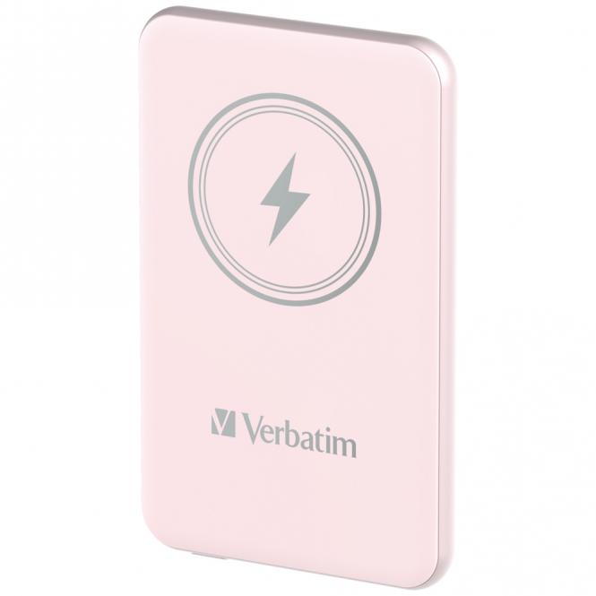 Charge n Go Magnetische kabellose Powerbank 5000 mAh, rosa 