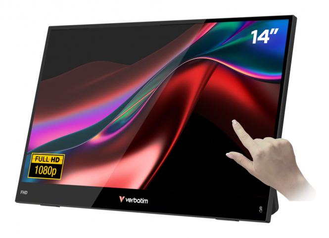 Tragbarer 14-Zoll-FHD-Touchscreen-Monitor LIGHT Tragbarer Monitor Schwarz 14-Zoll-LCD 1920 x 1080 Pixel 