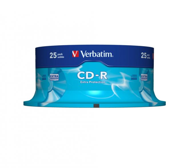 CD-R Extra Protection 700 Mo 52x, lot de 25 pièces 