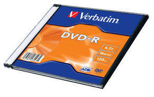 DVD-R argent mat 4,7 Go 