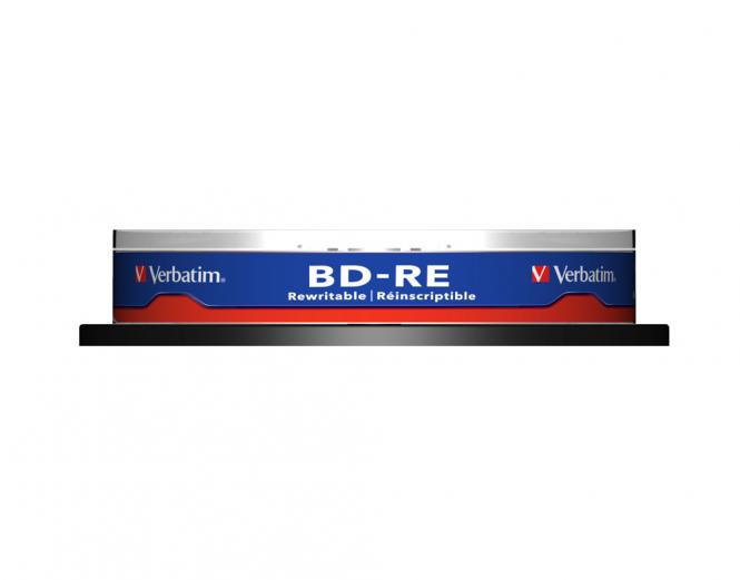 BD-RE SL 25 Go 2x, lot de 10 disques (10 pièces) 