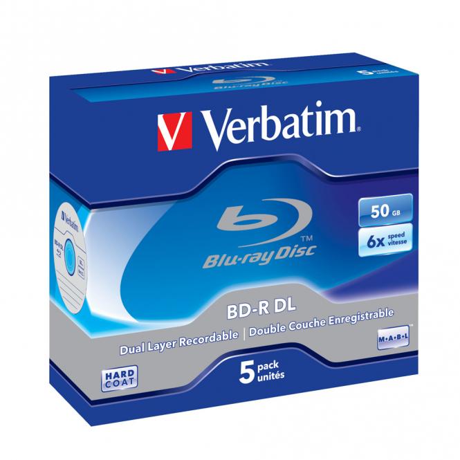 43748 disques Blu-ray vierges BD-R 50 Go, lot de 5 pièces 