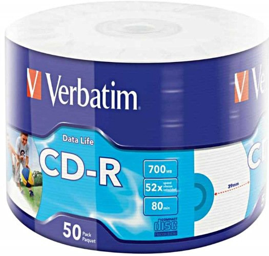 CD-R 50x 700 Mo 52x, lot de 50 pièces 