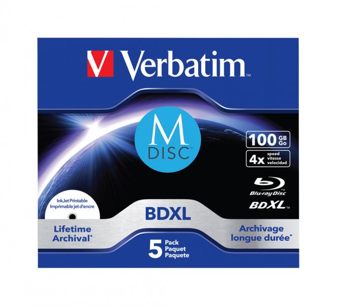 43834 disques Blu-ray vierges BDXL 100 Go, lot de 5 