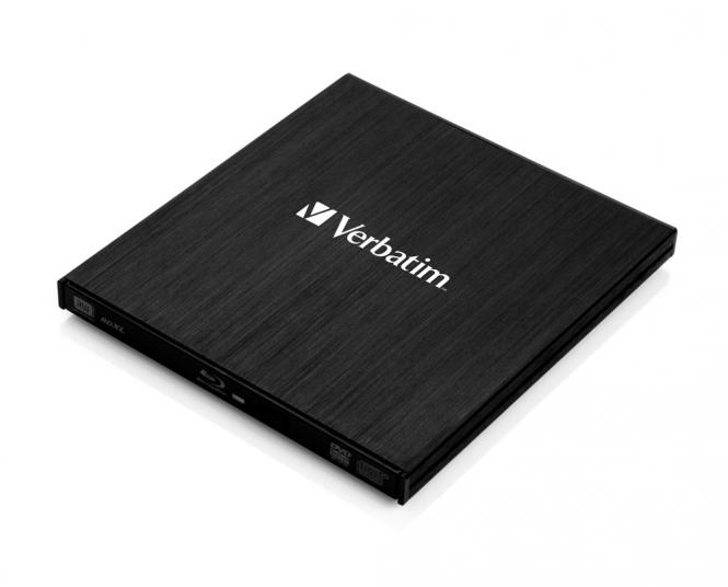Lecteur optique externe ultraplat Blu-ray RW, noir 