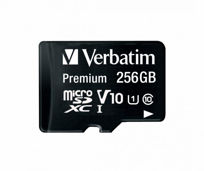 Carte MicroSDXC Premium U1 de 256 Go, UHS-I, Classe 10 