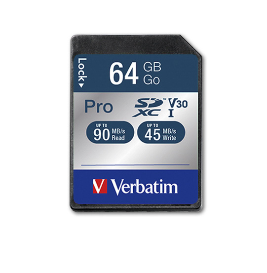 Carte SDXC Pro 64 Go, UHS Classe 10 